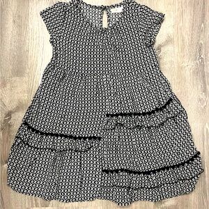 Girl's Tucker + Tate Black and White‎ Dress- Size 5- Pre-owned